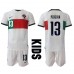 Portugal Danilo Pereira #13 Babykleding Uitshirt Kinderen WK 2022 Korte Mouwen (+ korte broeken)